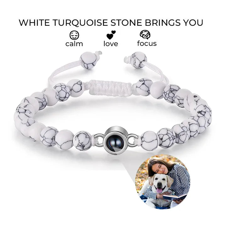 Timeless Energy Stone Photo Bracelet