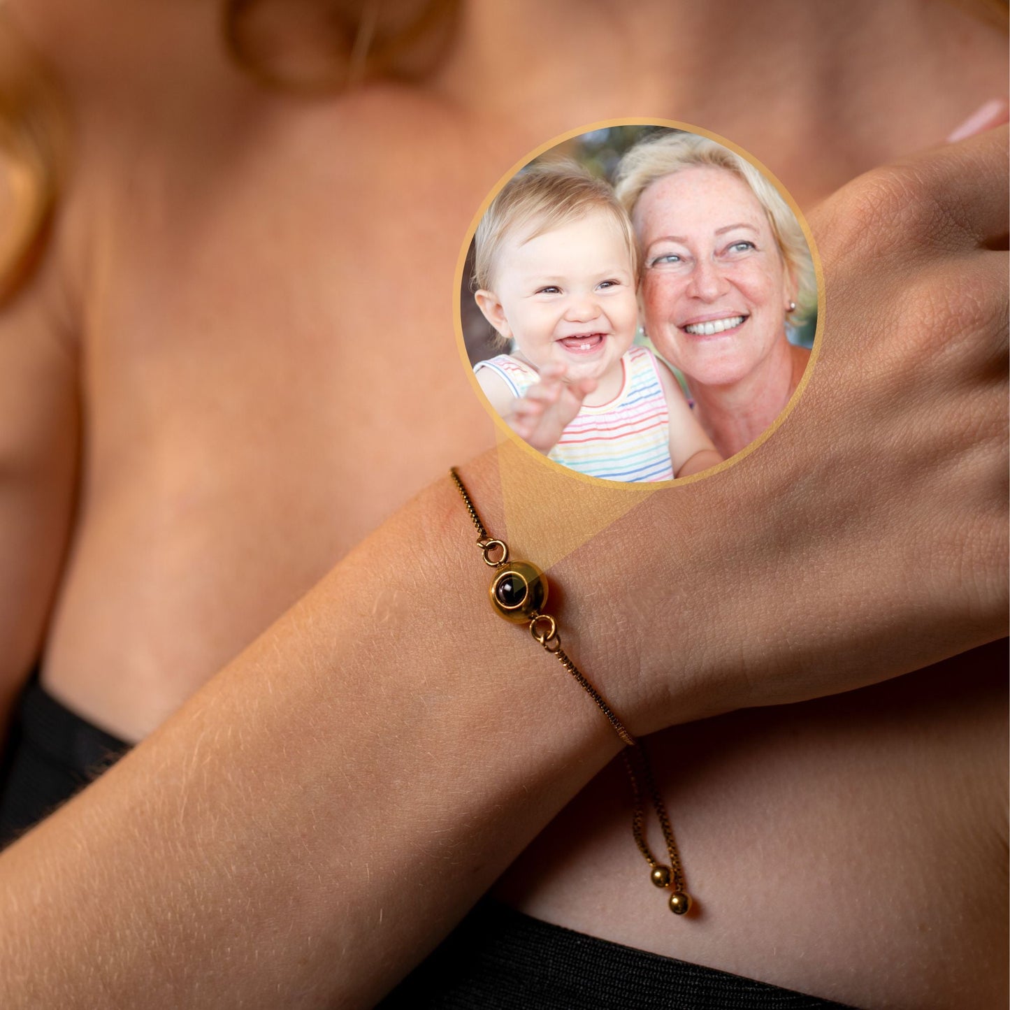 Costom Blissful Photo Bracelet