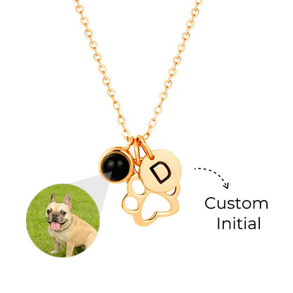 Paw in My Heart Photo Necklace
