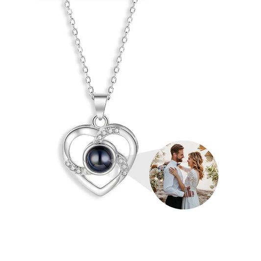Eternal Heart Necklace With Photo Inside