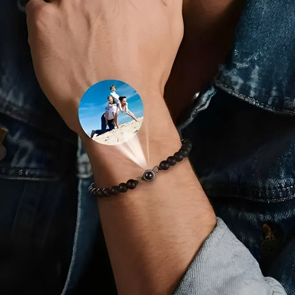 Timeless Energy Stone Photo Bracelet