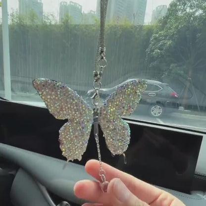 Shimmerfly Butterfly Car Mirror Ornament