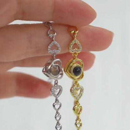 Hidden in My Heart Photo Bracelet