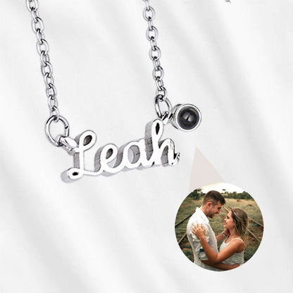 Custom Name and Photo Necklace