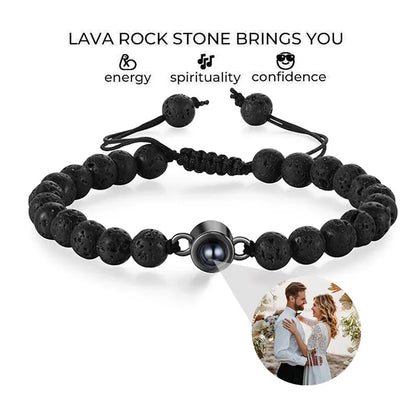 Timeless Energy Stone Photo Bracelet