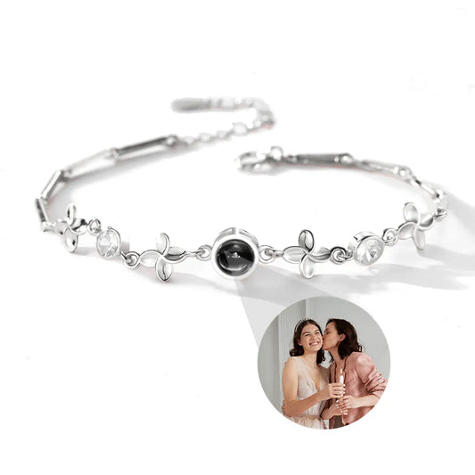 Blossom Forever Bracelet With Hidden Photo