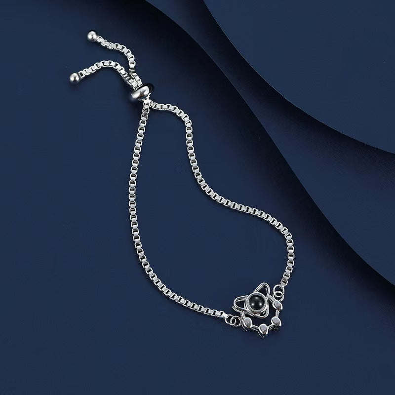 Custom Paw Necklace with Hidden Photo