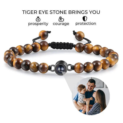 Timeless Energy Stone Photo Bracelet